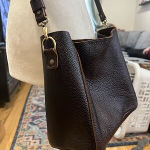Portland Leather Butterfly Bucket Bag